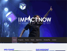 Tablet Screenshot of impactnow.org